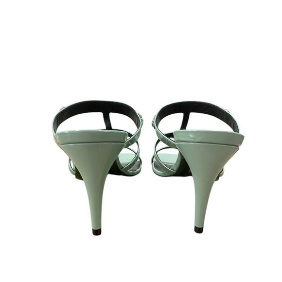 Gucci Slim Horsebit Slide Sandal Pacific Mint Green Mule Regent 75mm 38 8 - Picture 6 of 8
